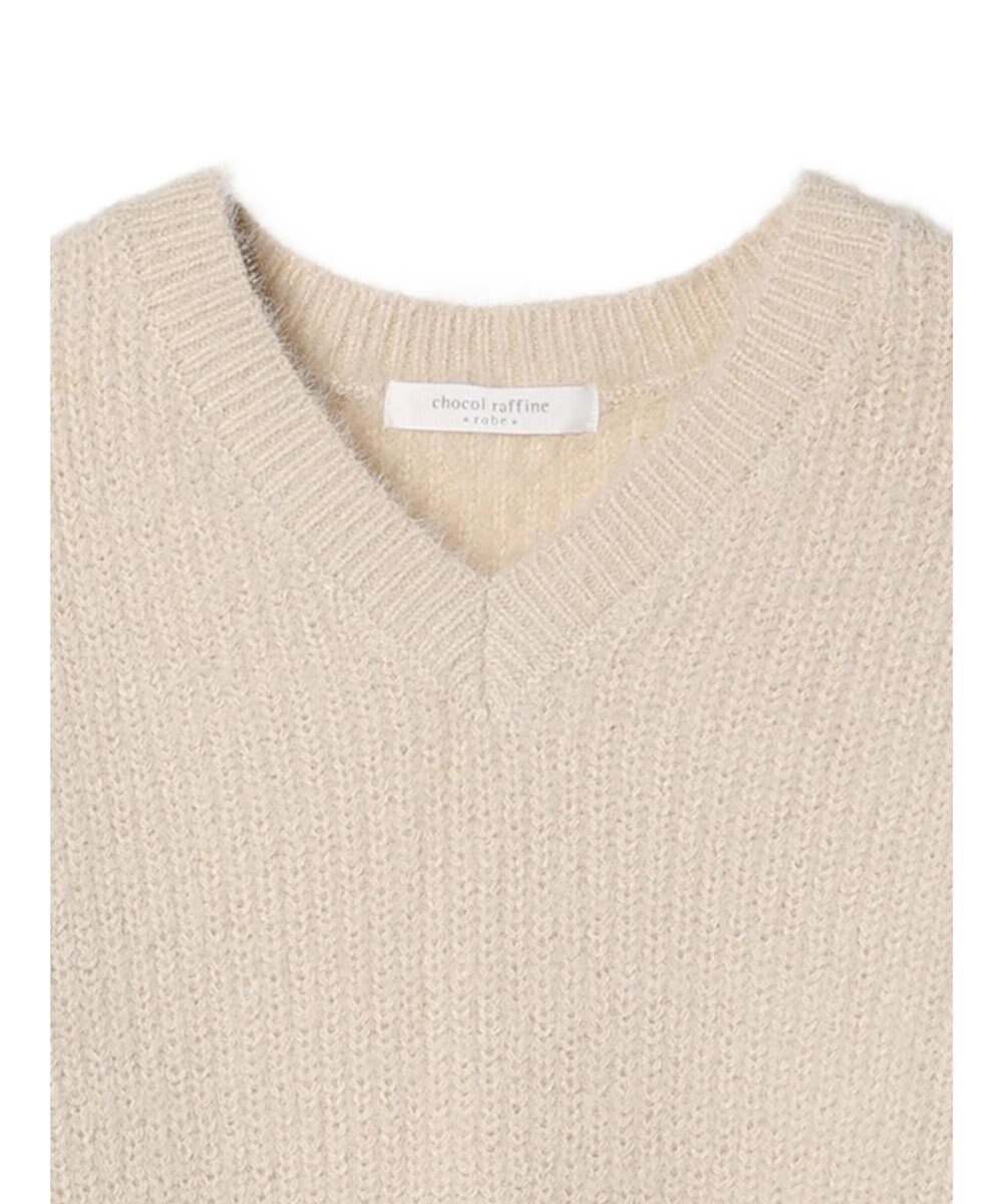 Green Parks フェザーＶネックニットプルオーバー 