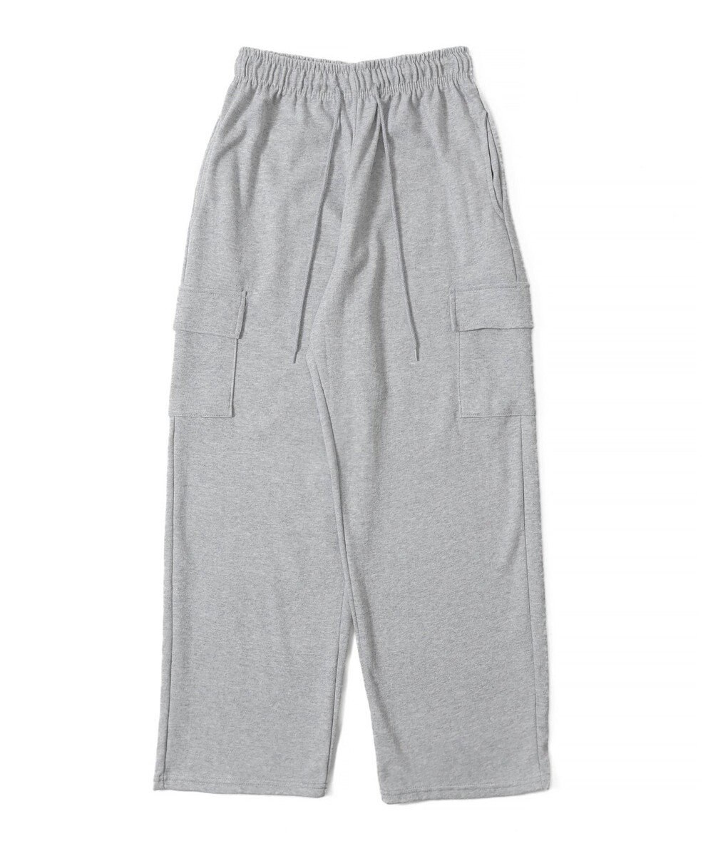 WEGO 【ウエストゴム】スウェットカーゴパンツ 