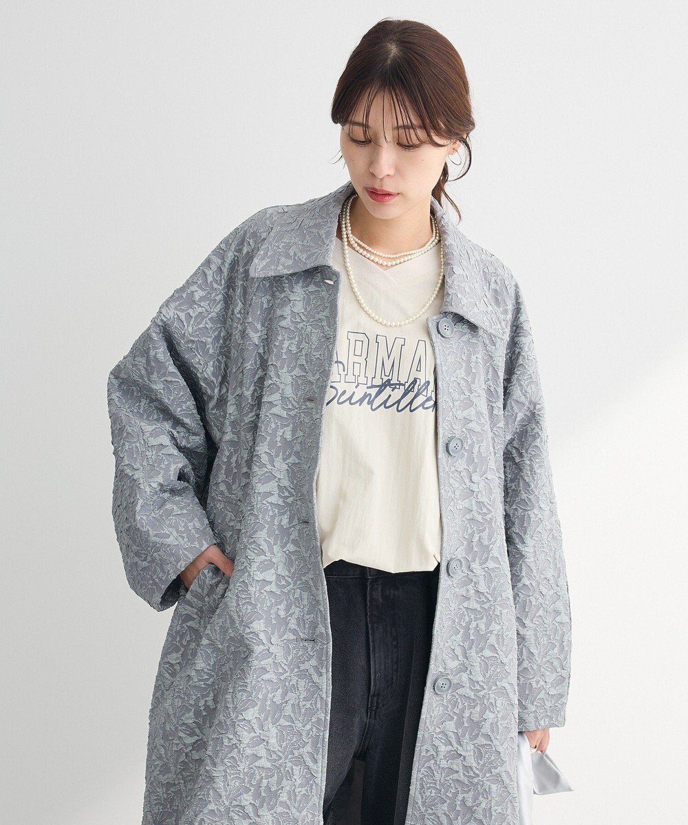 Green Parks ナイロンロゴＶネックプルオーバー 