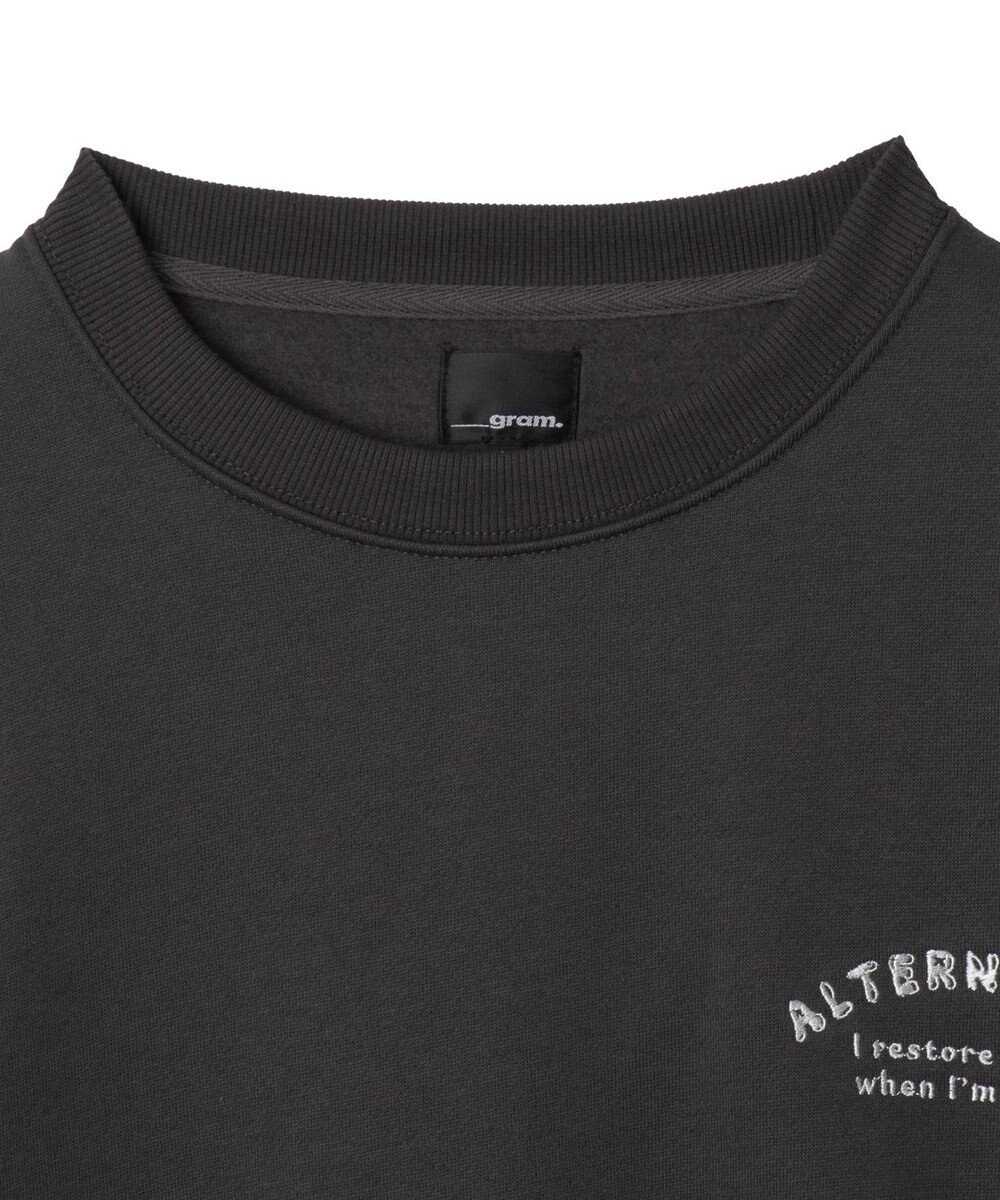 WEGO 【ユニセックス着用ITEM】ストレートラインロゴグラフィックプルオーバー 