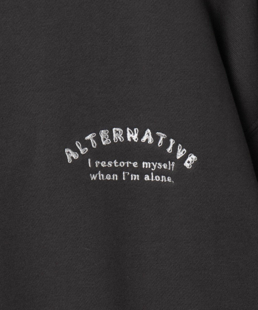 WEGO 【ユニセックス着用ITEM】ストレートラインロゴグラフィックプルオーバー 