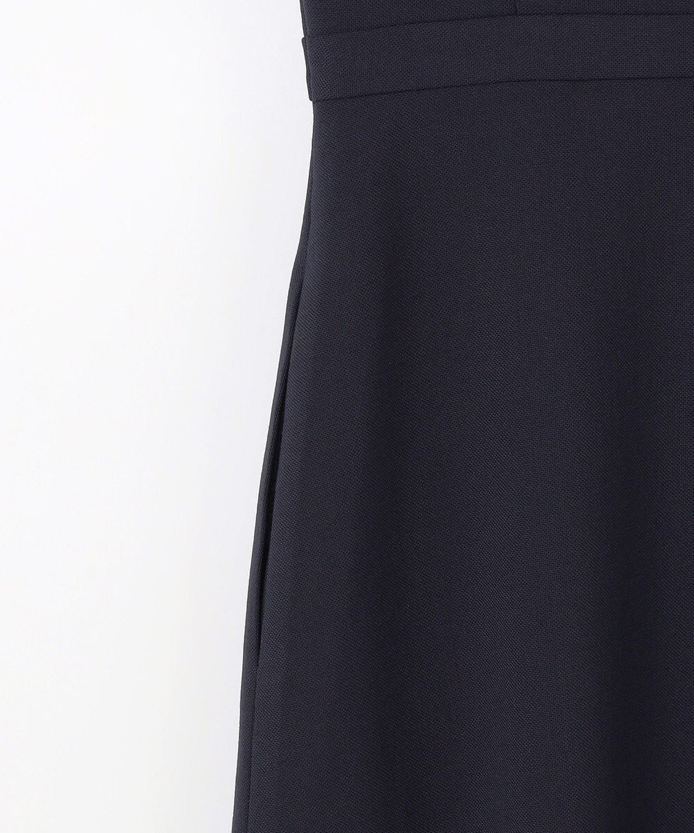 自由区 FORMAL 【お受験/セレモニーに】濃紺洗える/ストレッチワンピース+ジャケット 