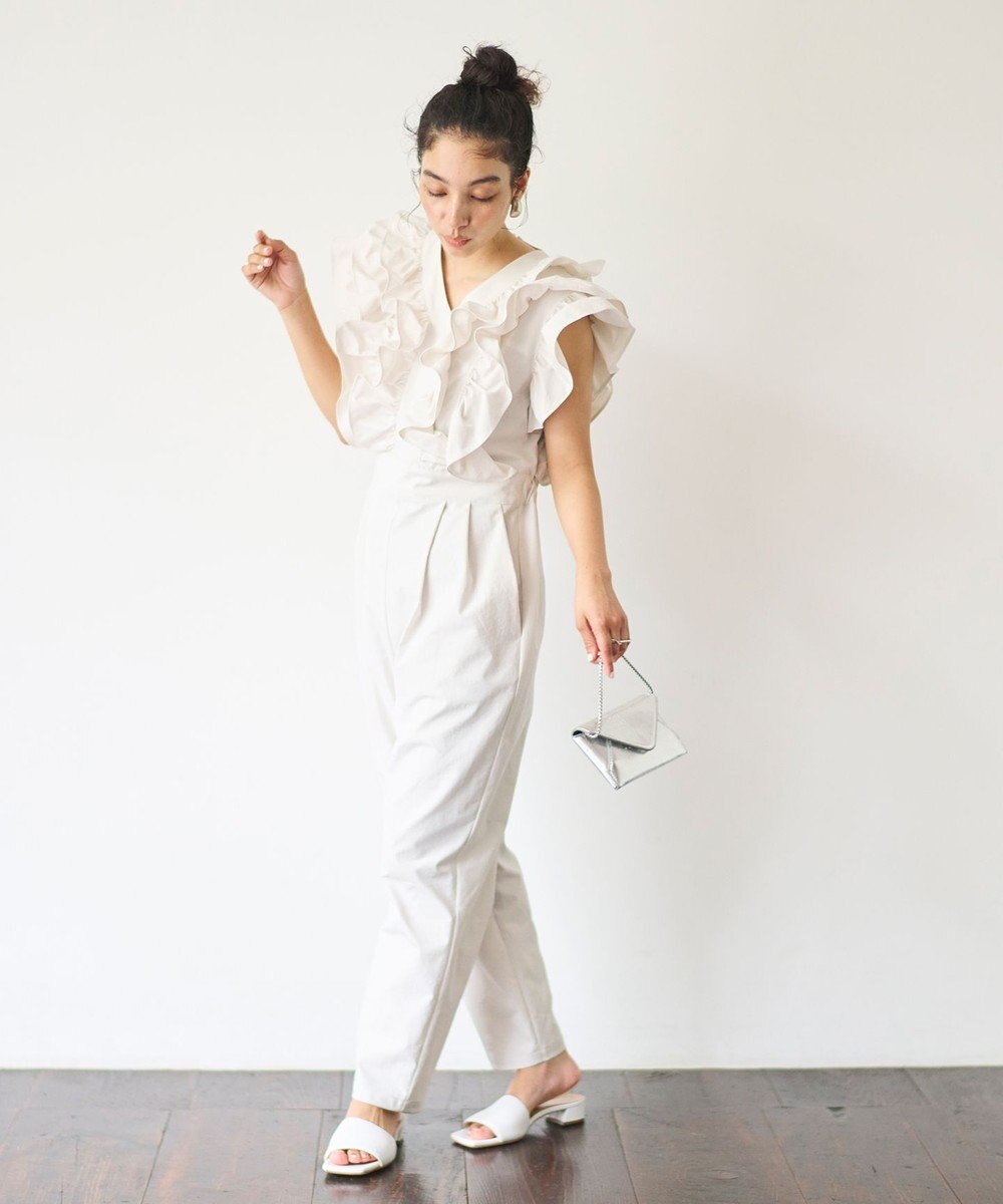 #Newans ラッフルフリルオールインワン 