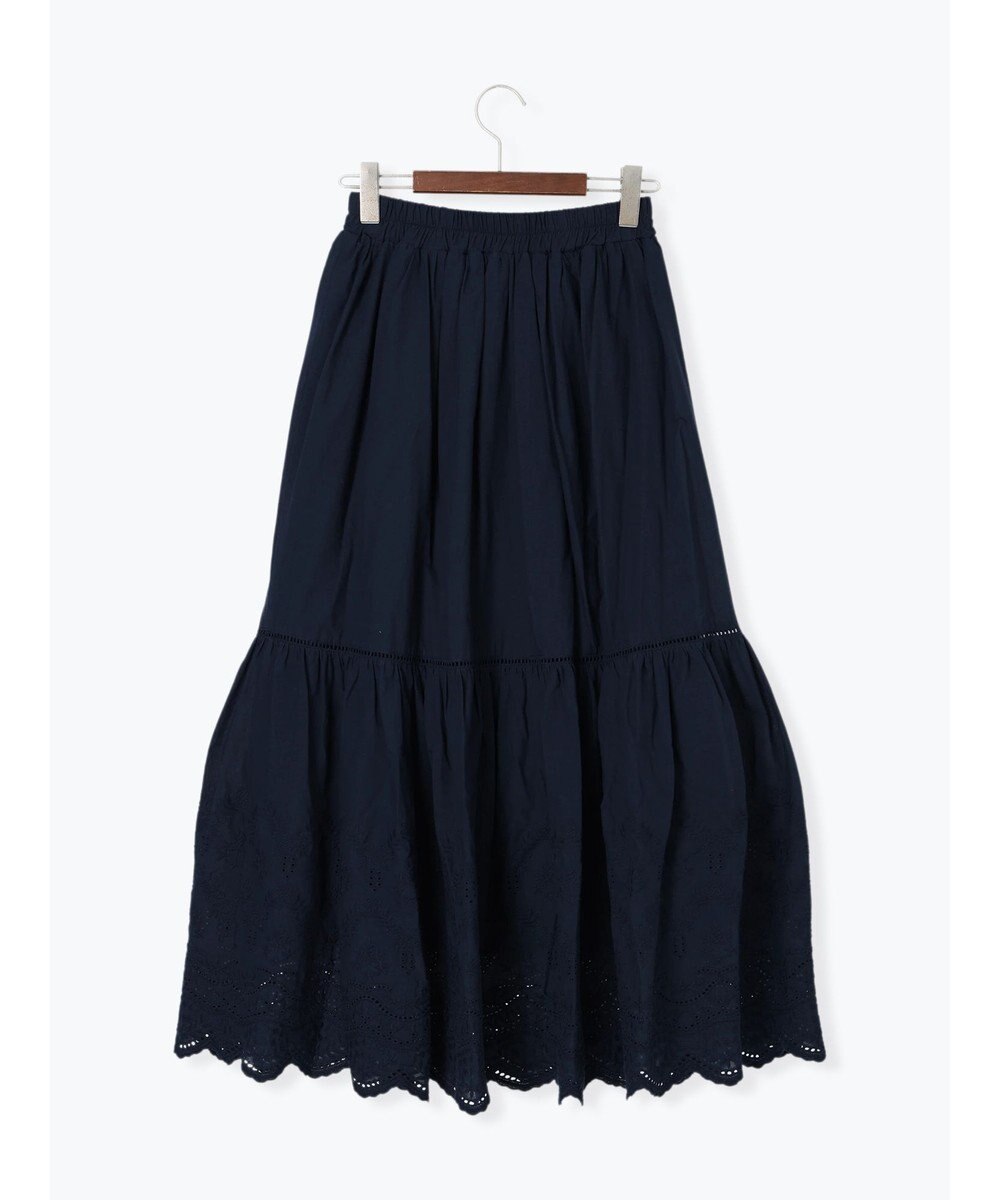 Te chichi エンブロイダリーティアードスカート 