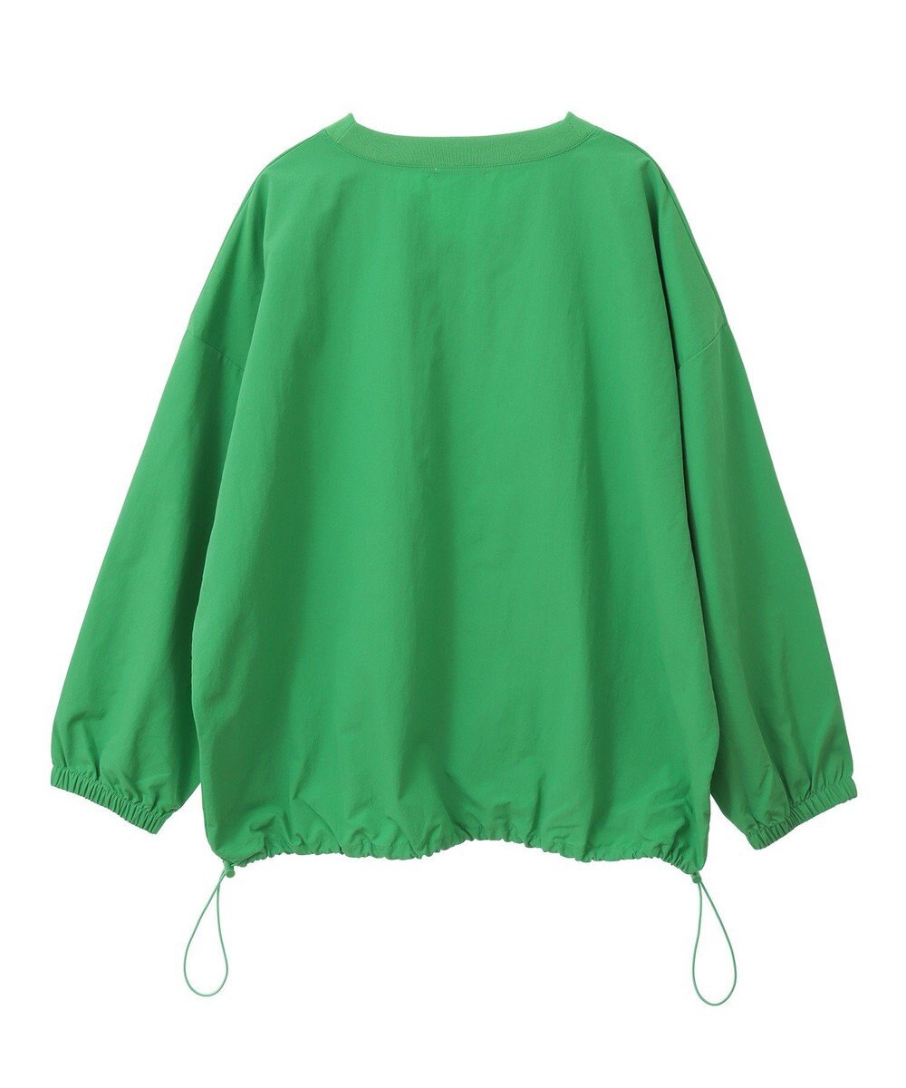 Green Parks ナイロンロゴＶネックプルオーバー 