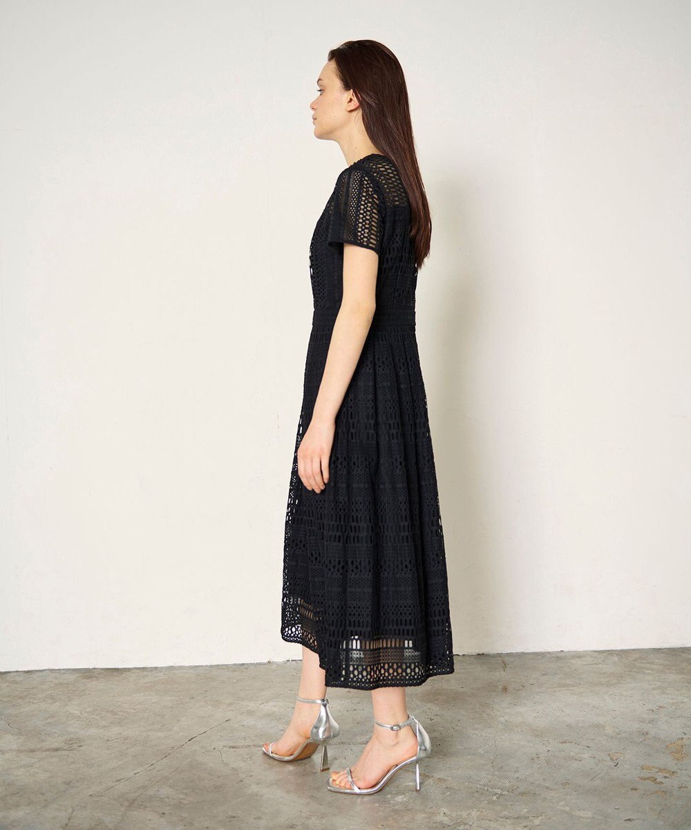 GRACE CONTINENTAL メッシュレースワンピース 