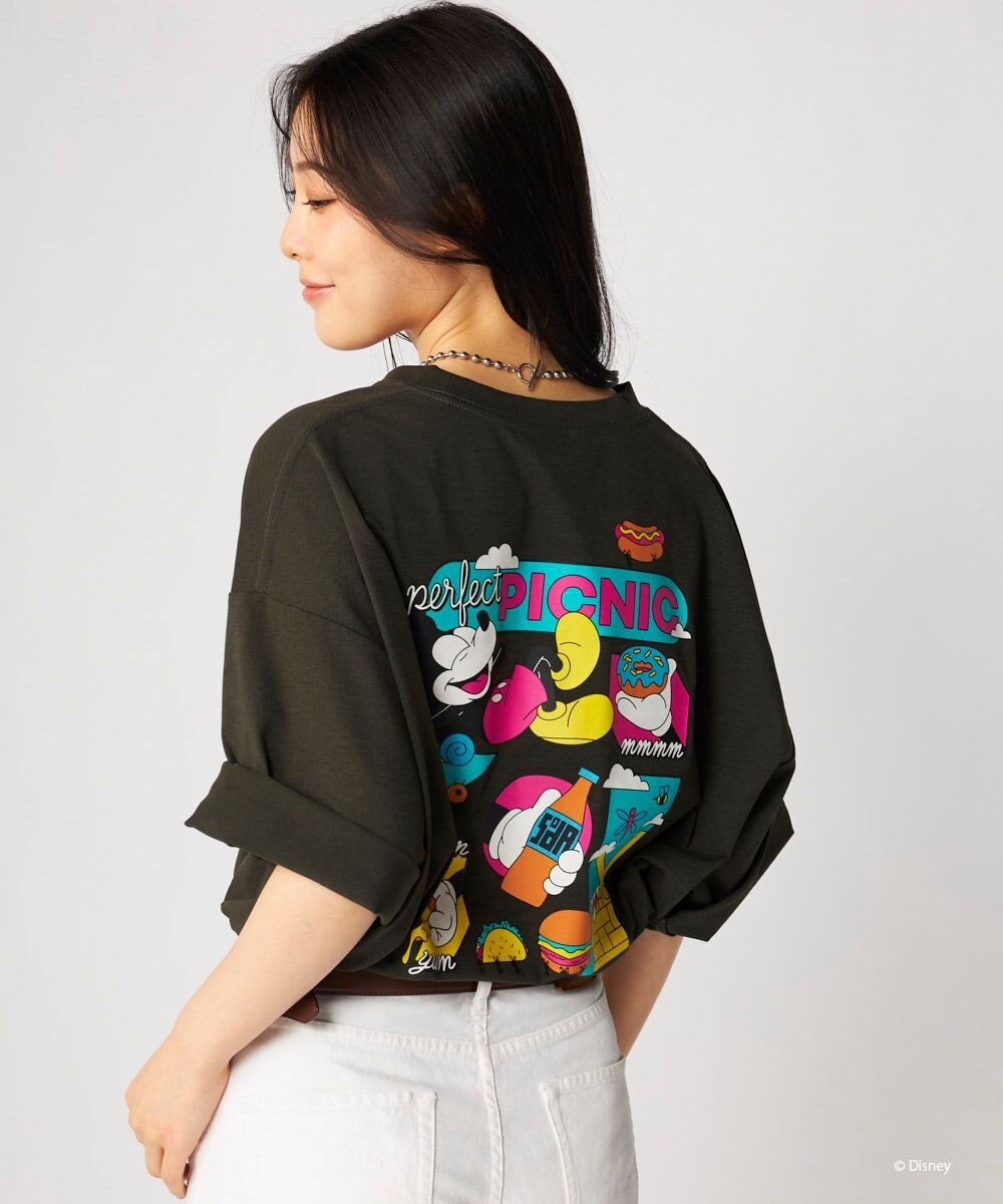 OP／FILA 【Ocean Pacific】ミッキー/水陸両用ビッグTシャツ/ユニセックス 