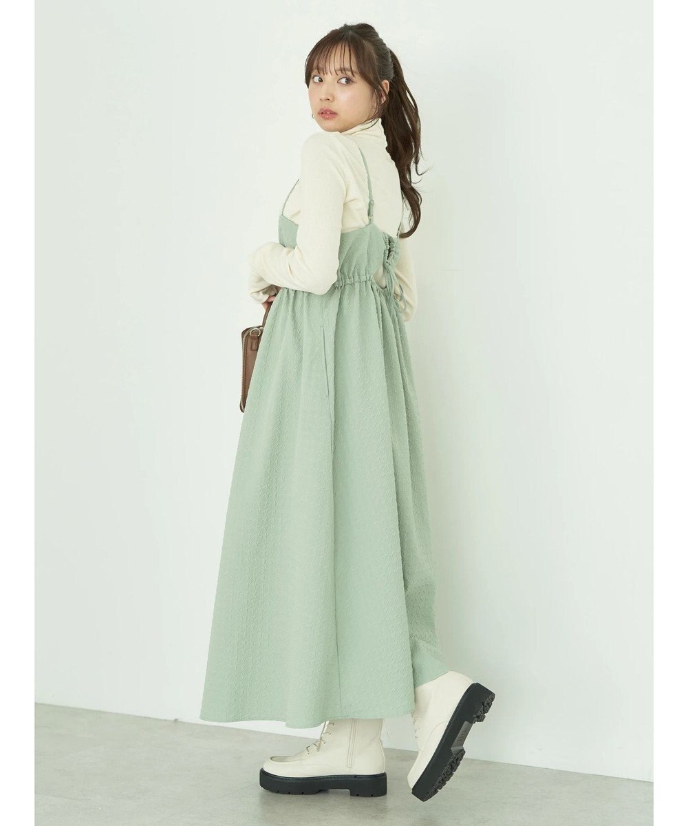 earth music&ecology バックオープンキャミワンピース 