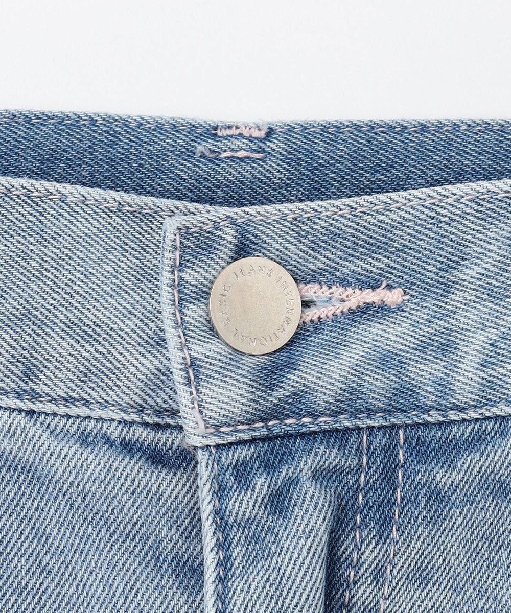 GRACE CONTINENTAL サイドジップデニムパンツ 