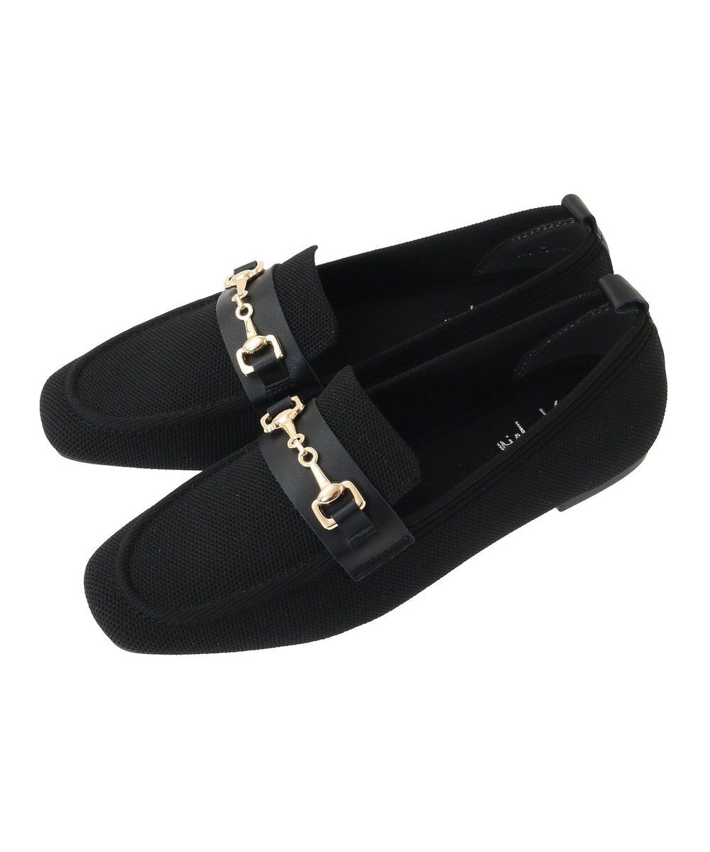 Green Parks ・ｒｉｃｈｂｌｕｅ　ニットローファ－ 