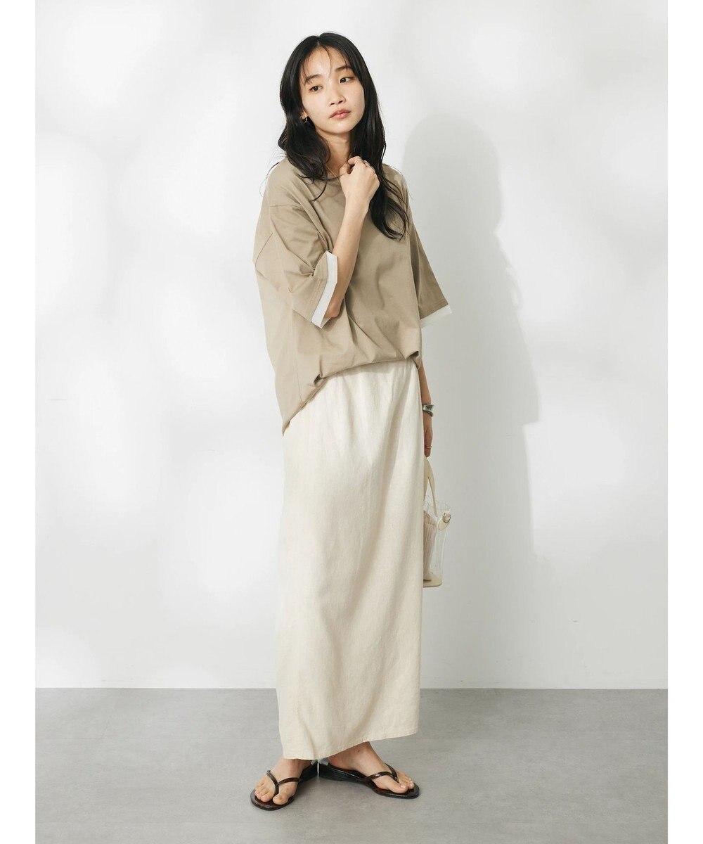 CRAFT STANDARD BOUTIQUE 【キナリノ別注】リネンレーヨンスカート 