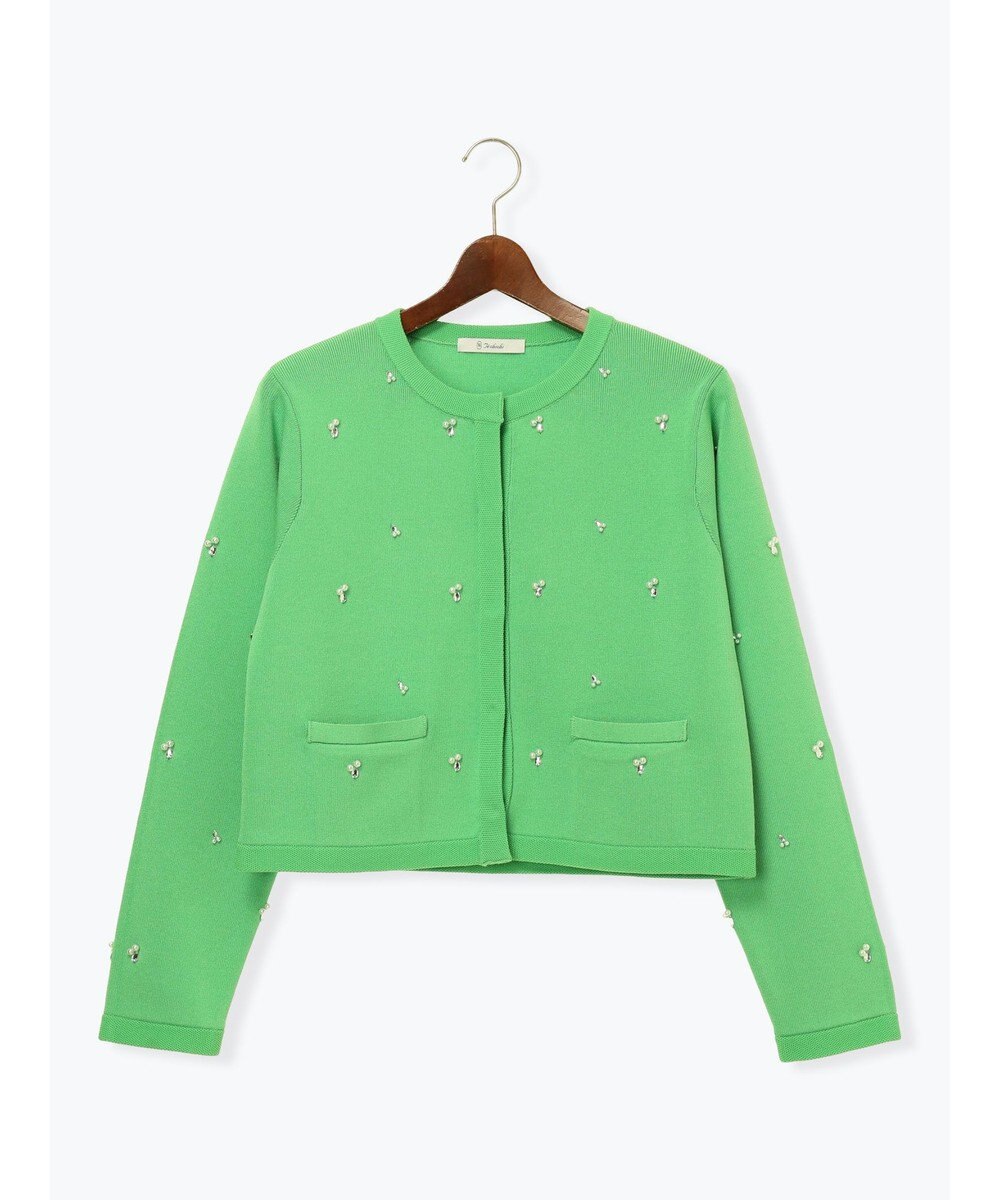 Te chichi パールビジューニットライトジャケット《2026 spring catalog item》 