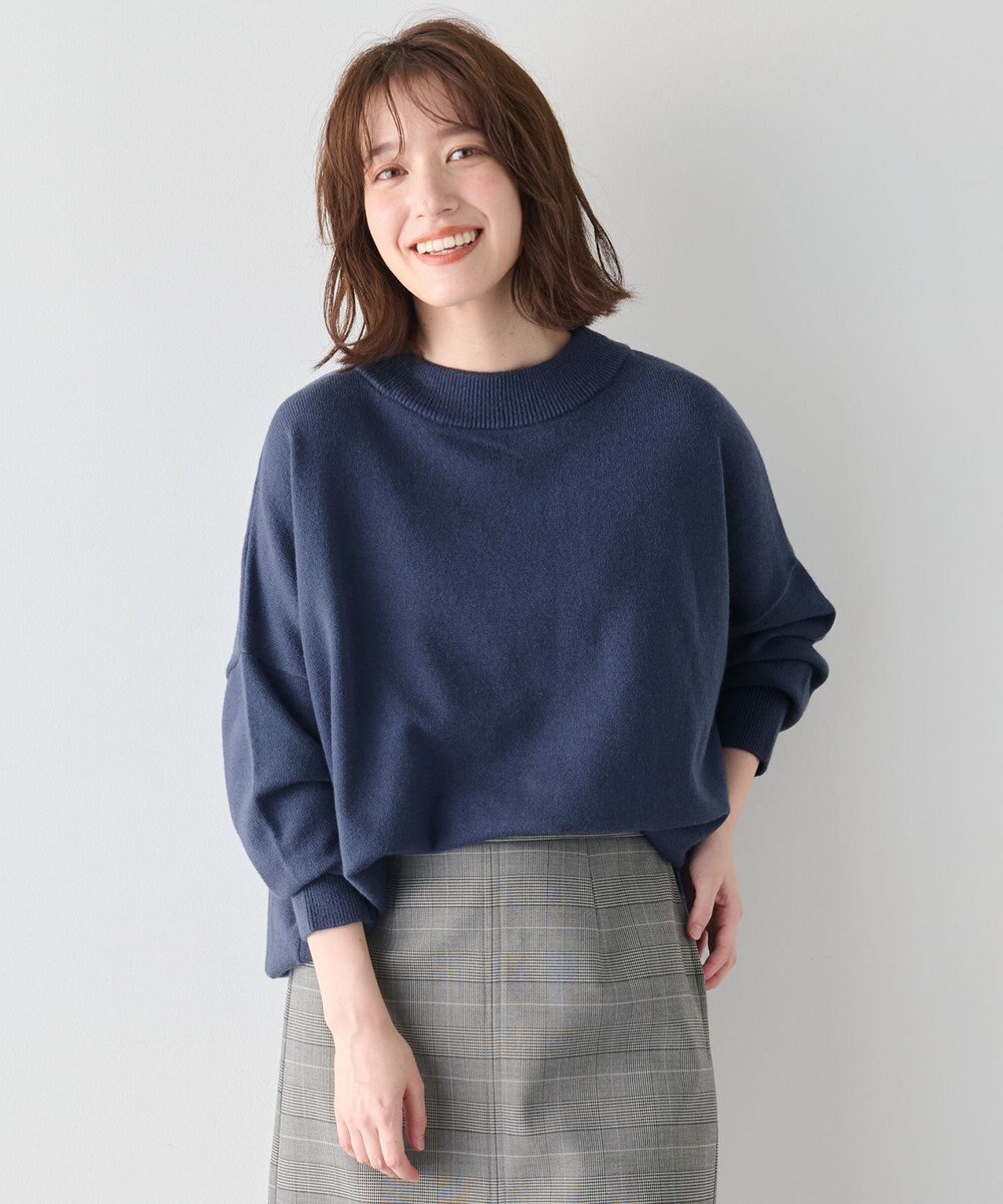 ANY 【6色展開】ムースタッチボクシーニット 