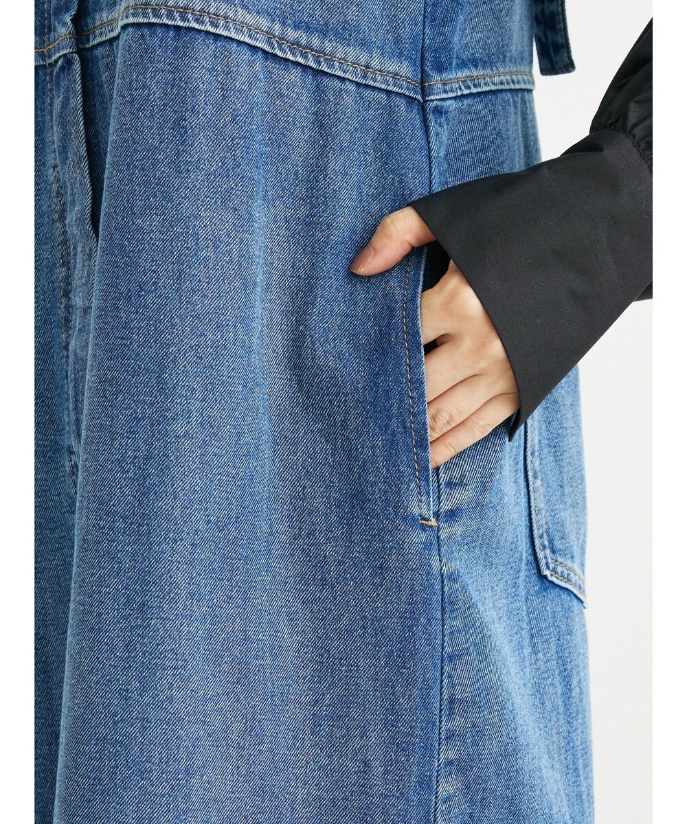 Green Parks ・ＳＵＧＡＲ　ＳＰＯＯＮ　カラーデニムジャンスカ 