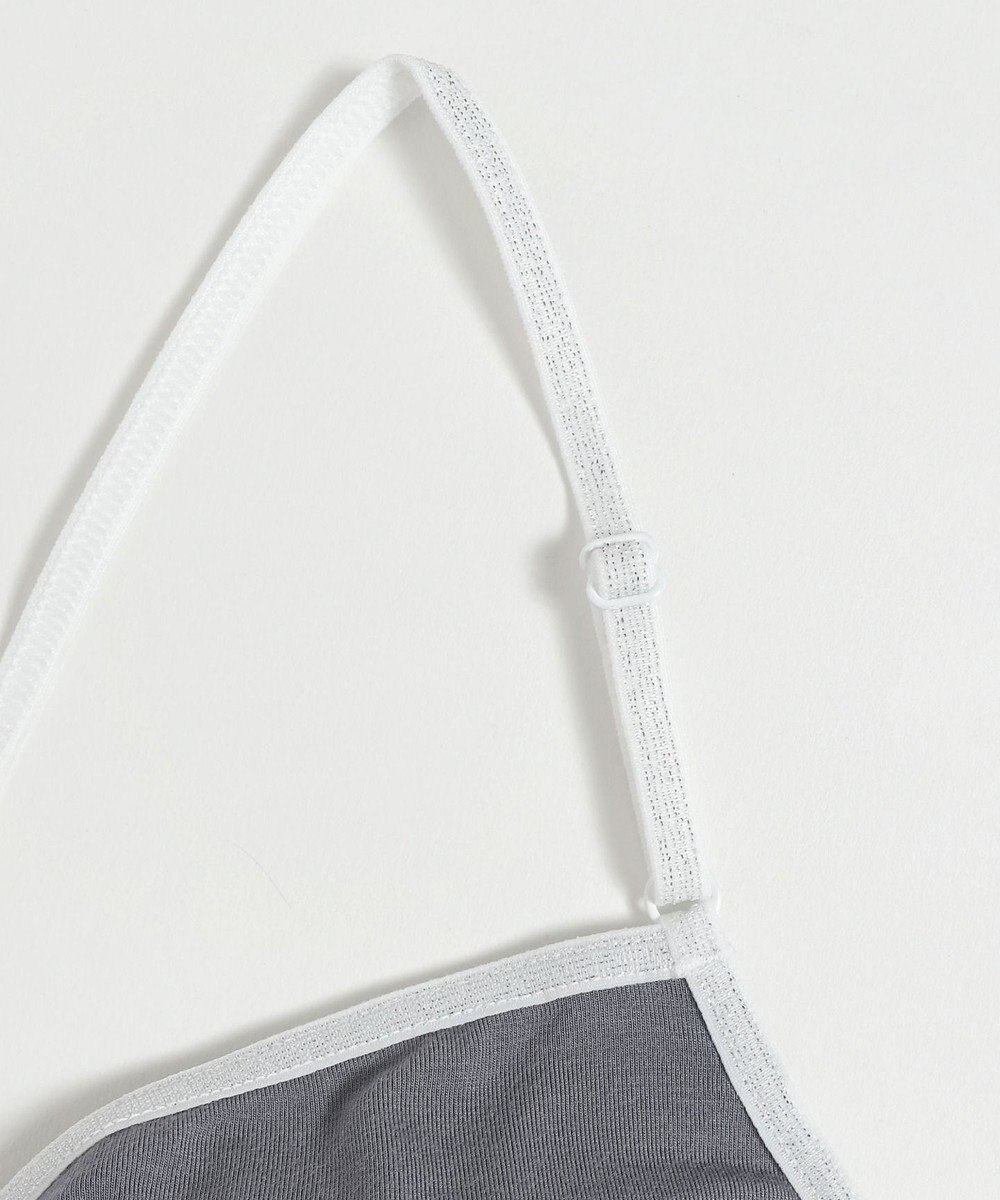 WEGO 【ブラトップ＆ショーツセット】Liliane　Ciel　フェザーラメ 