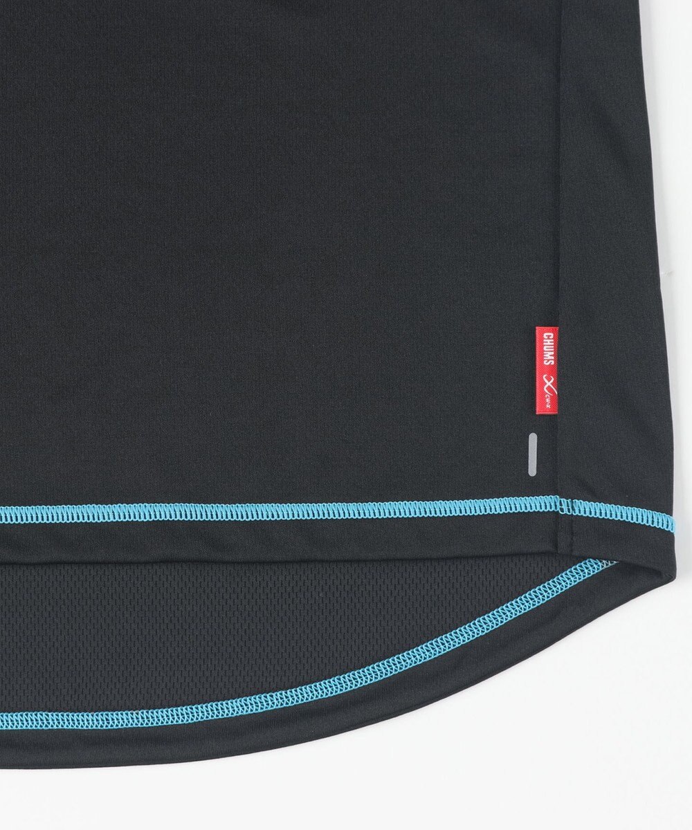 CW-X 【WOMEN】 CW-X 【CHUMS (チャムス)コラボ】 レディーストップス 薄軽ランニングシャツ 吸汗速乾(本体) UVカット率90％以上(本体) 3分袖 半袖 レディース LNY510 /ワコール 