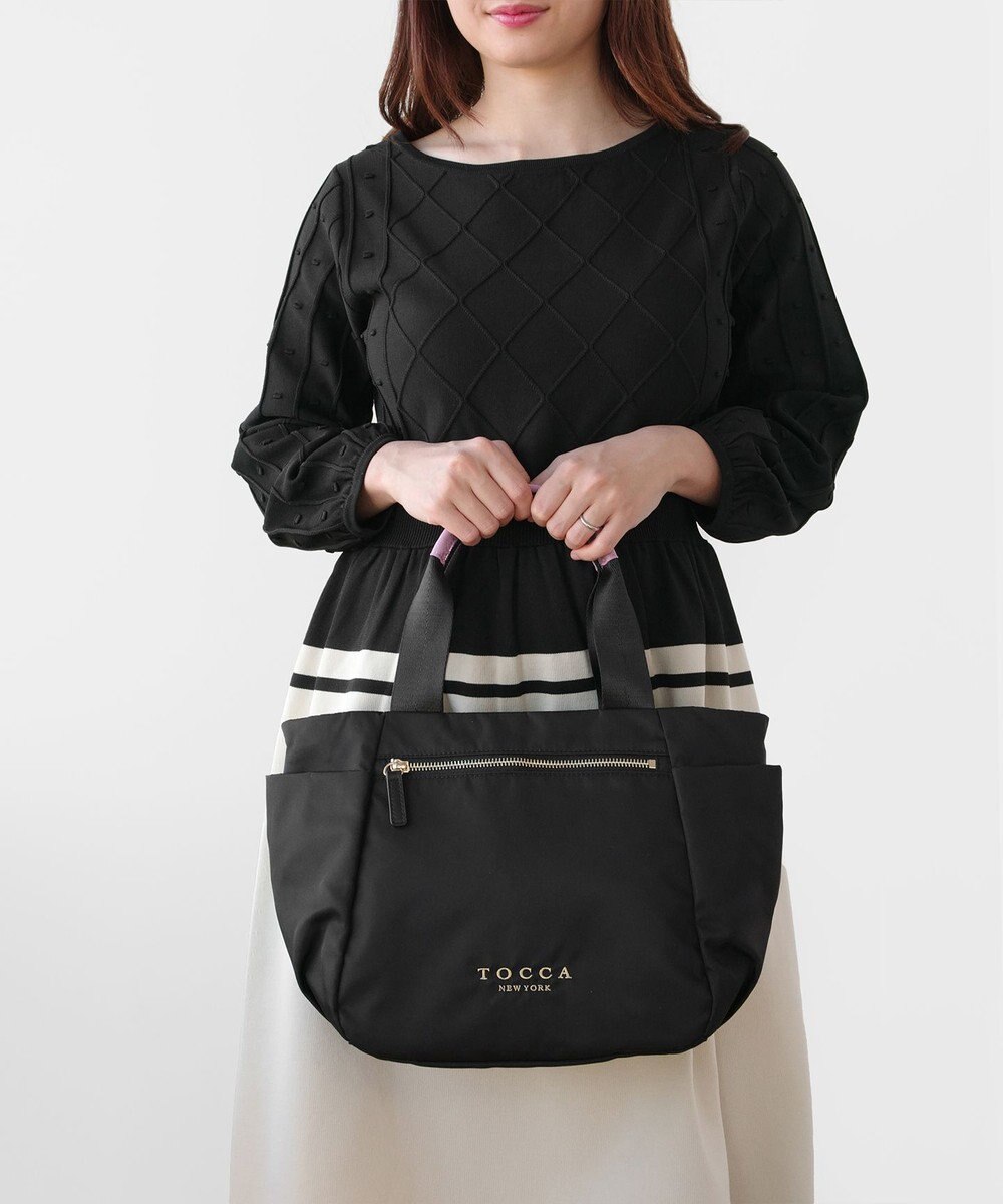 TOCCA 【サスティナブル素材・撥水・WEB＆一部店舗限定】NUOTO NYLON TOTE トートバッグ 