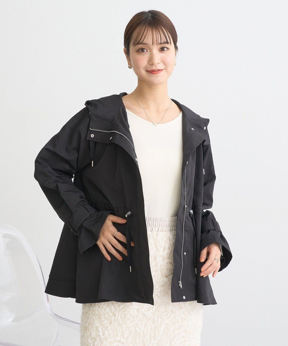 earth music&ecology ドロストペプラムマウンテンパーカー 