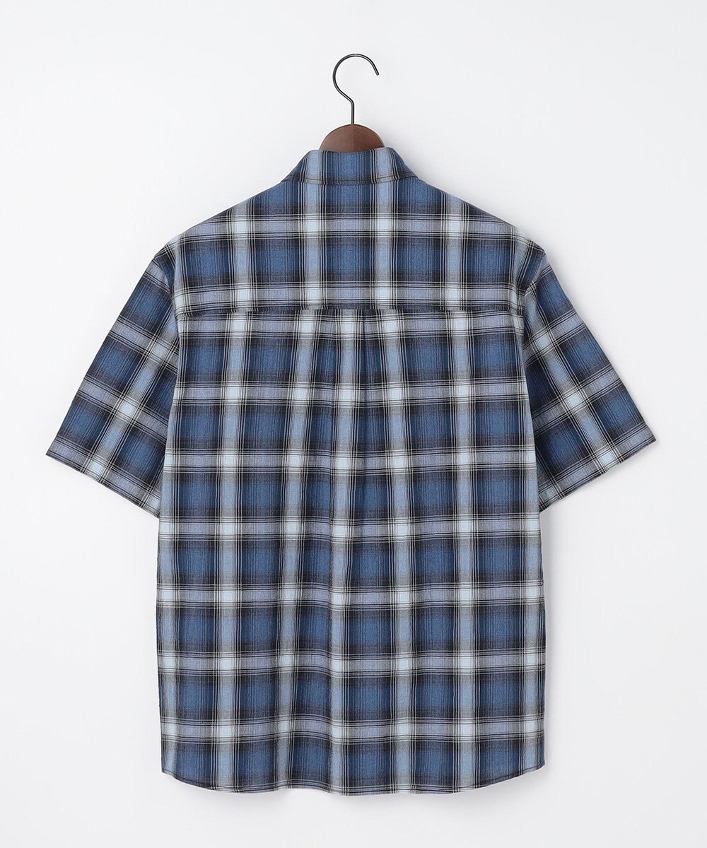 JOSEPH ABBOUD MOUNTAIN 【日本素材/ドライタッチ/軽量/オーガニックコットン】ドライチェック アウトドアシャツ 