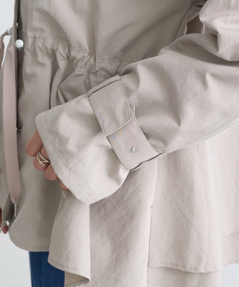 earth music&ecology ドロストペプラムマウンテンパーカー 