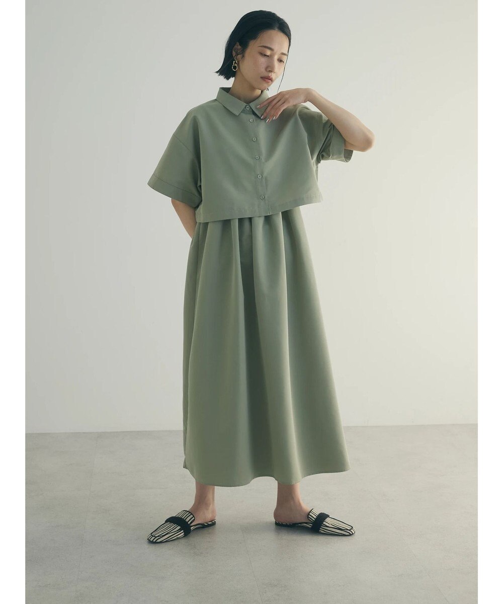 Green Parks armonia．ＳＥＴ２点　シャツワンピース 