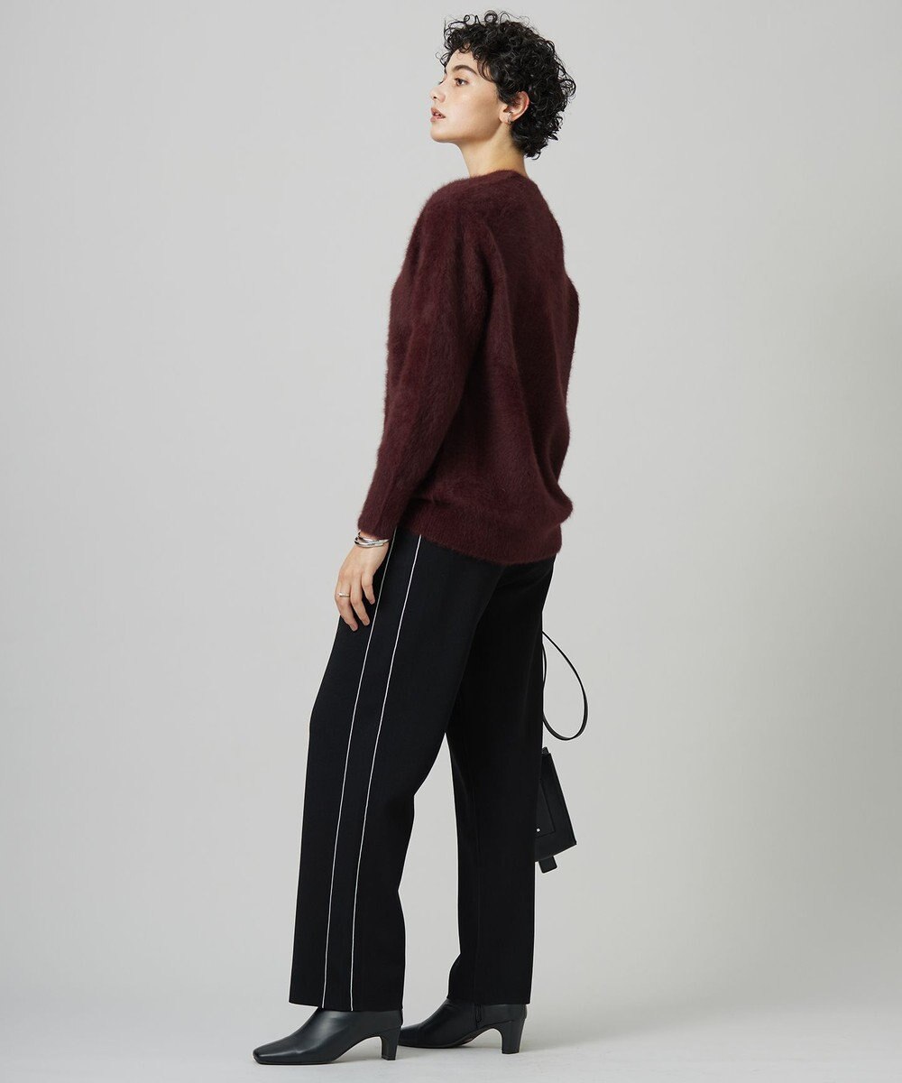 ICB 【洗える】シンセティックダブルフェイス  ニットトラックパンツ 