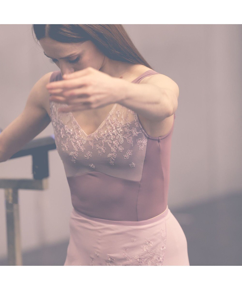 Chacott ◎【Nela ライン】ノースリーブレオタード 