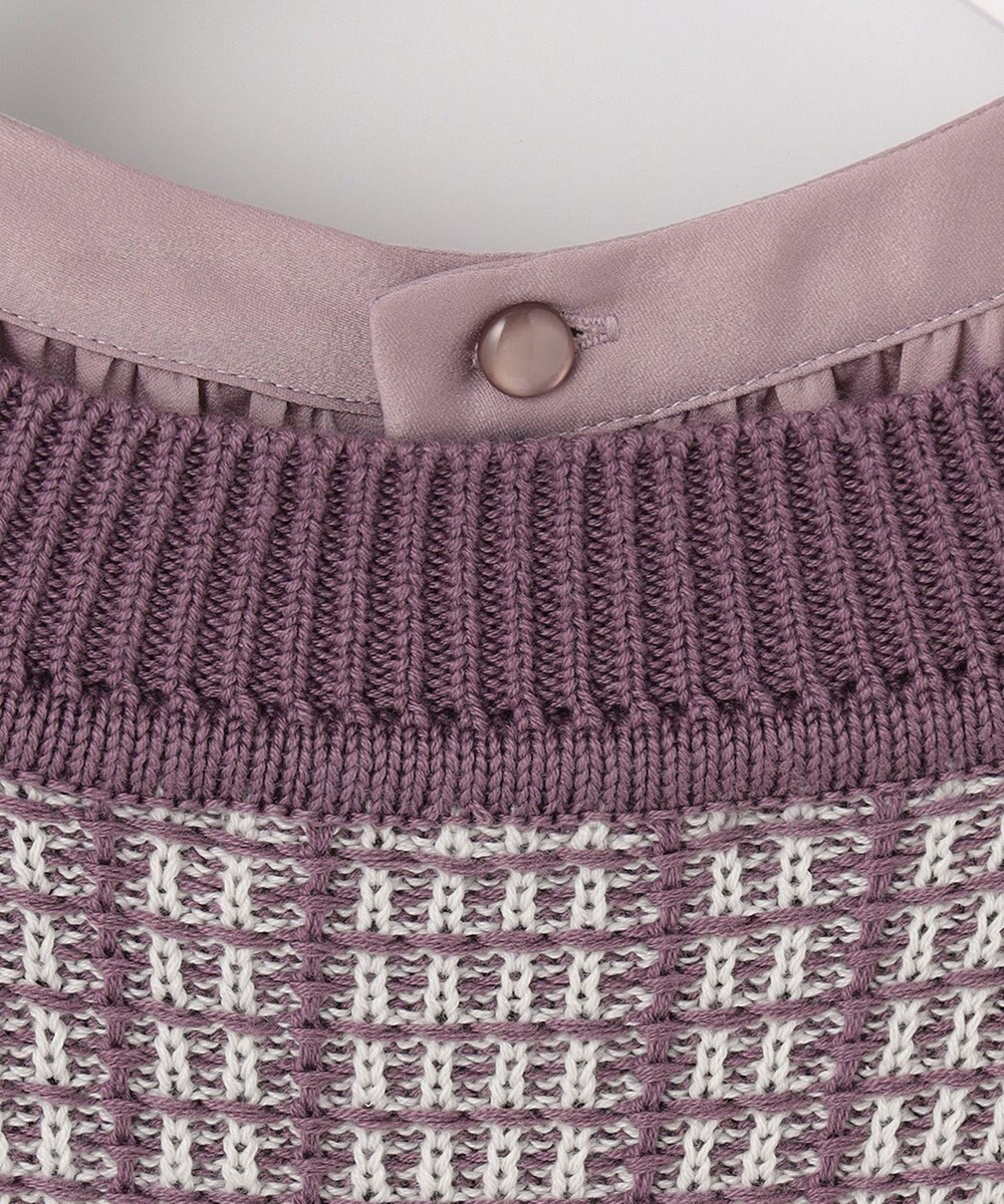 ANY SIS 【2SET】ニットベスト×チュニック ブラウス 