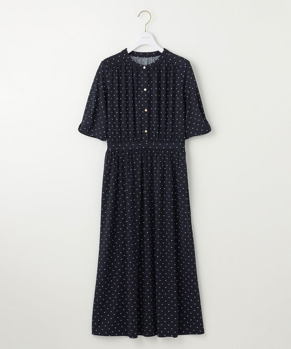 ANY SIS 【接触冷感・吸水速乾・UVケア】エアリードレープスムース ワンピース 
