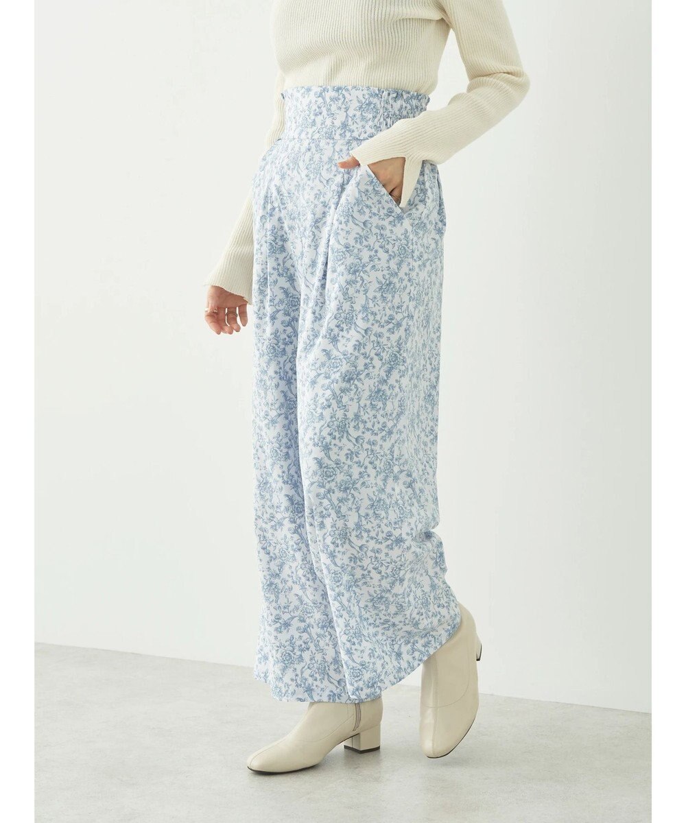 earth music&ecology 隠れウサギ柄パンツ 