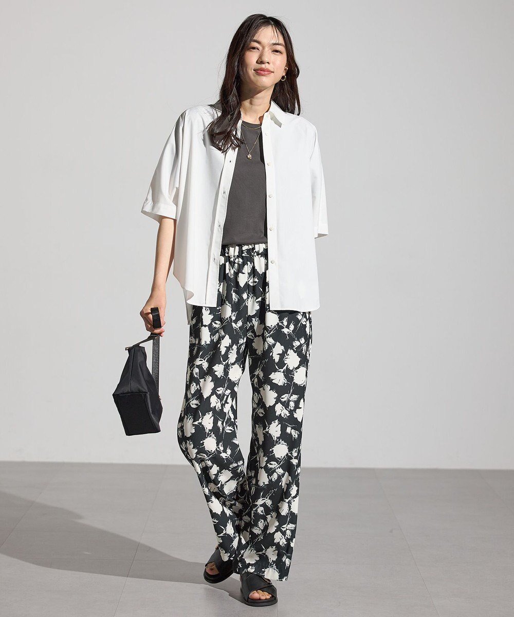 ANY 【接触冷感/UVカット/抗菌防臭/速乾】エニィファンクション半袖シャツブラウス 