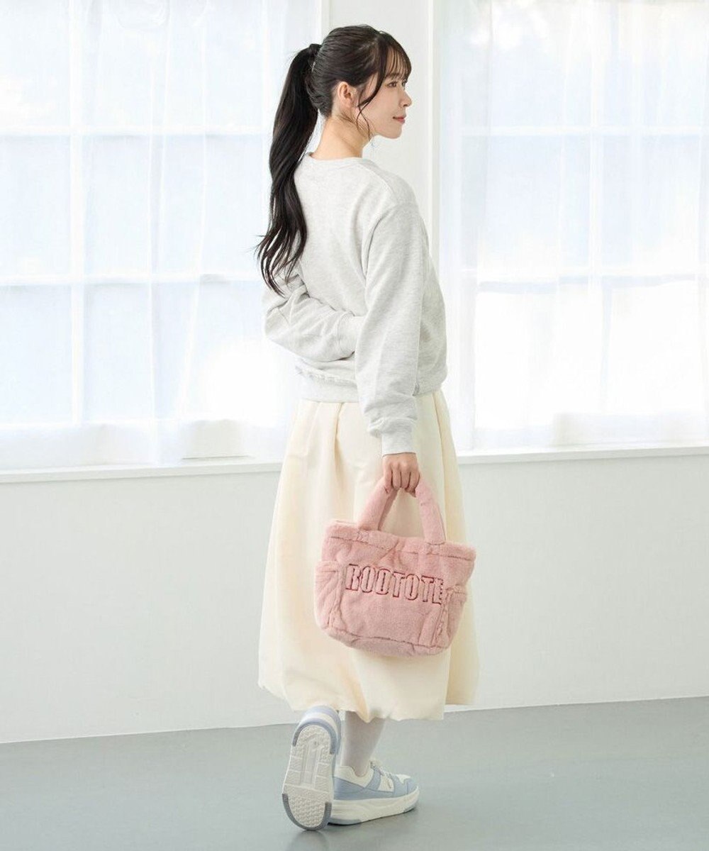 ROOTOTE 3637【ふわふわ】SC.スクエア.ファー.ロゴ-A 