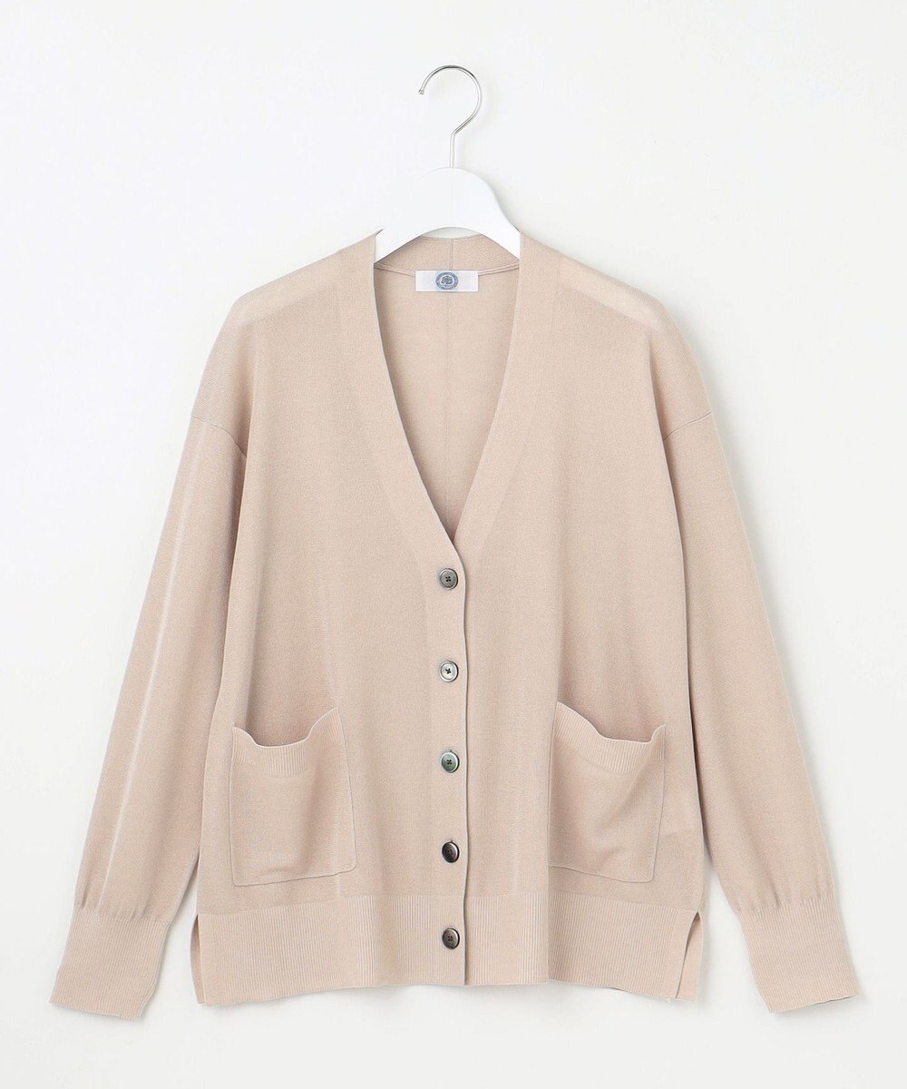 J.PRESS LADIES S 【洗える】Vis/Peスパーク ニット カーディガン 