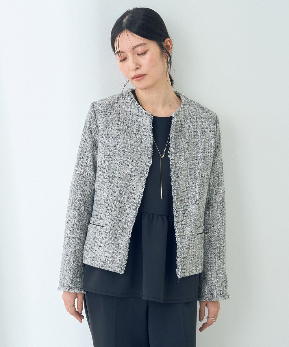 YECCA VECCA ツイードジャケット 