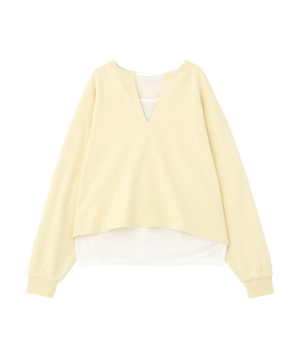 Green Parks ＳＥＴ２点　深Ｖネック裏毛＋プルオーバー 