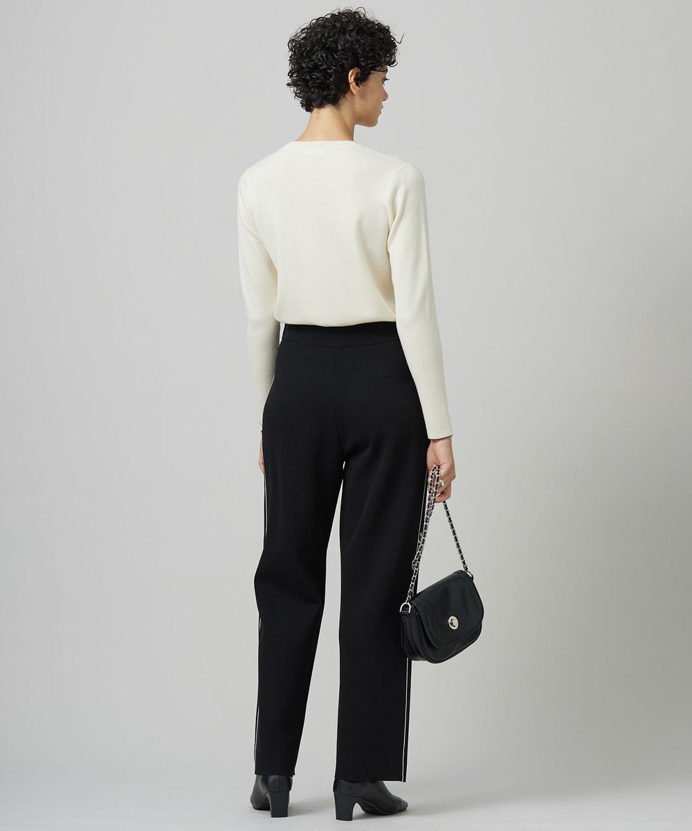 ICB 【洗える】シンセティックダブルフェイス  ニットトラックパンツ 