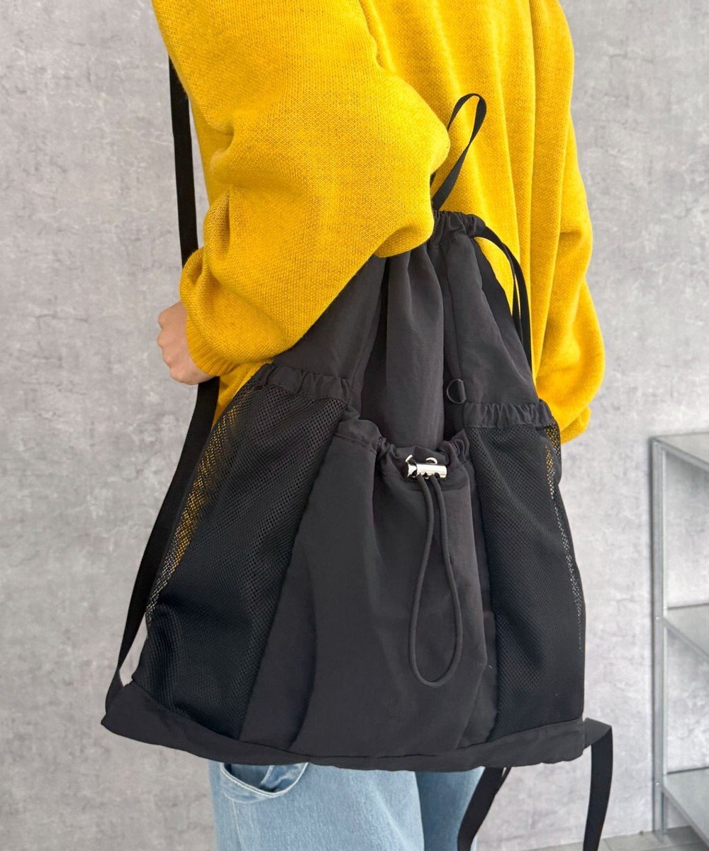 WEGO 【ユニセックス着用ITEM】メッシュポケットナップサック 