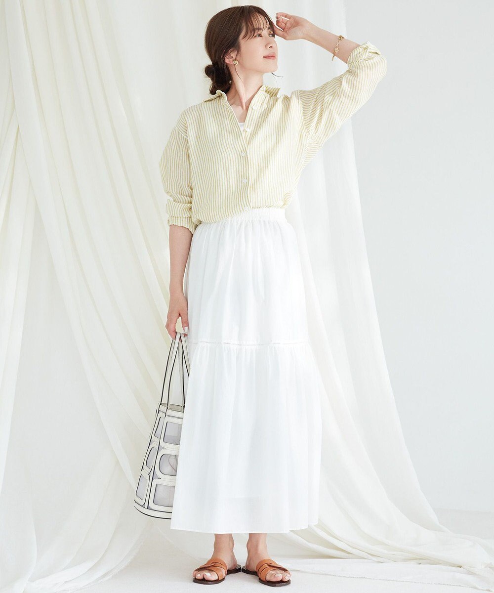 23区 【CLASSY.6月号掲載】ラインアーチ イヤリング 