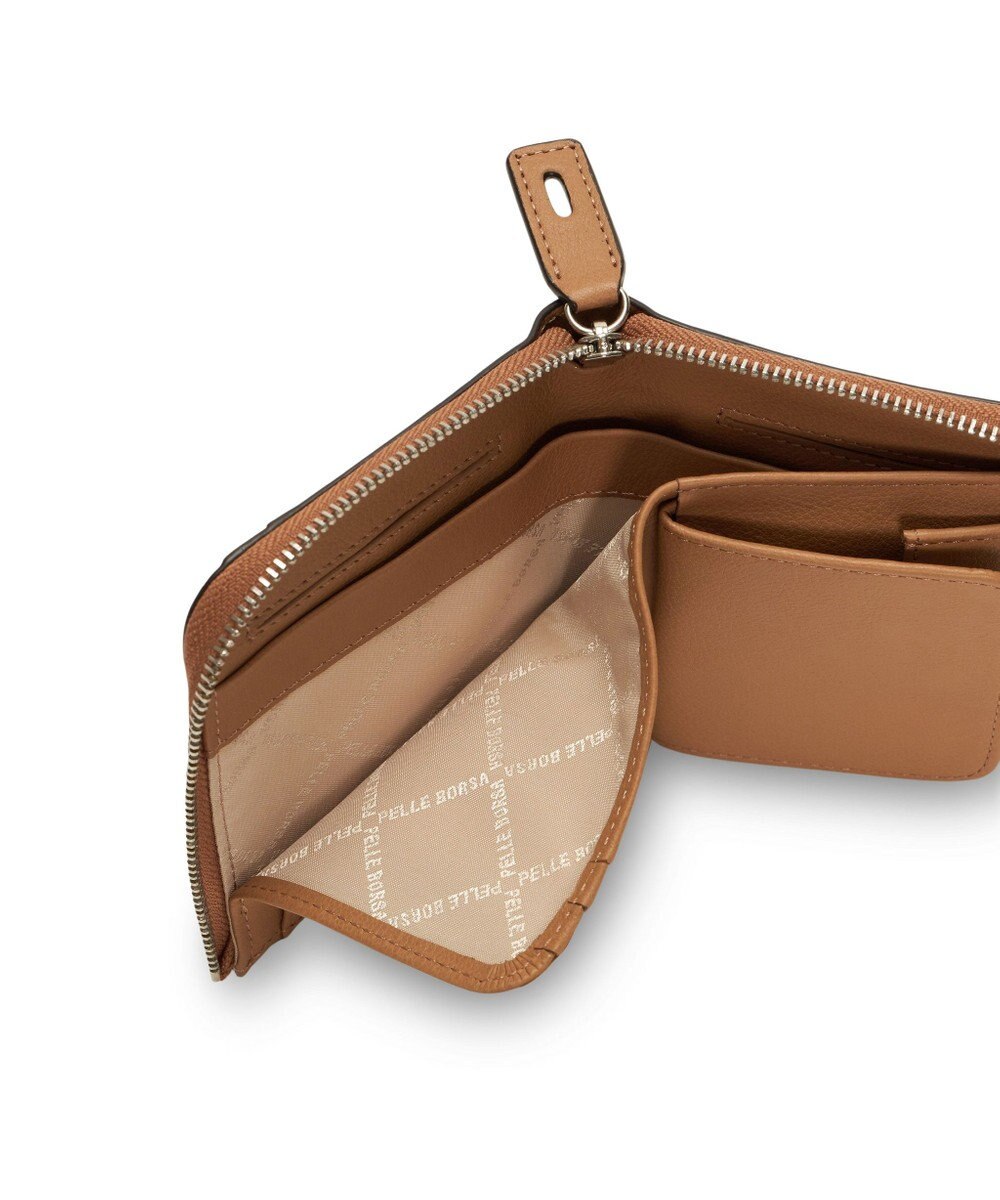 PELLE BORSA メッシュL字ファスナーミニ財布 Chrono Weave クロノウィーブ 5842 