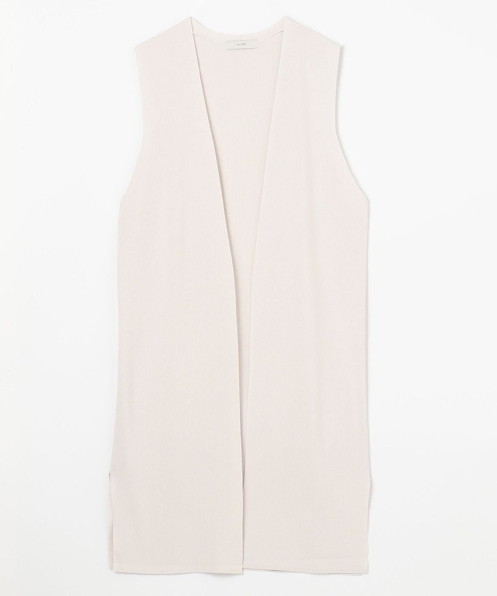 ANY L 【洗濯機可/接触冷感】クールタッチニットジレ 