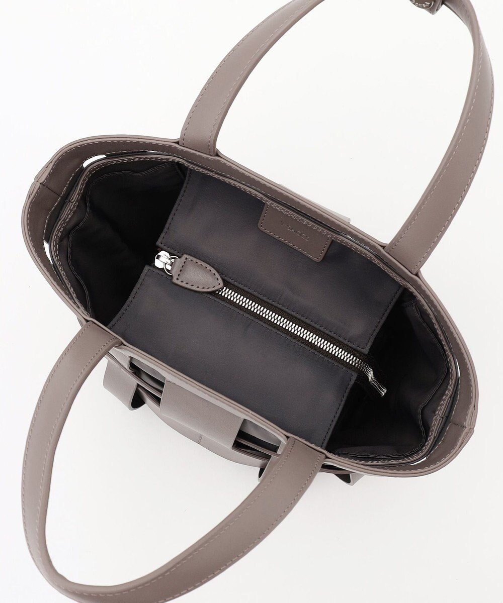 Y'SACCS 【リサイクルレザー】メッシュかごバッグ　small 