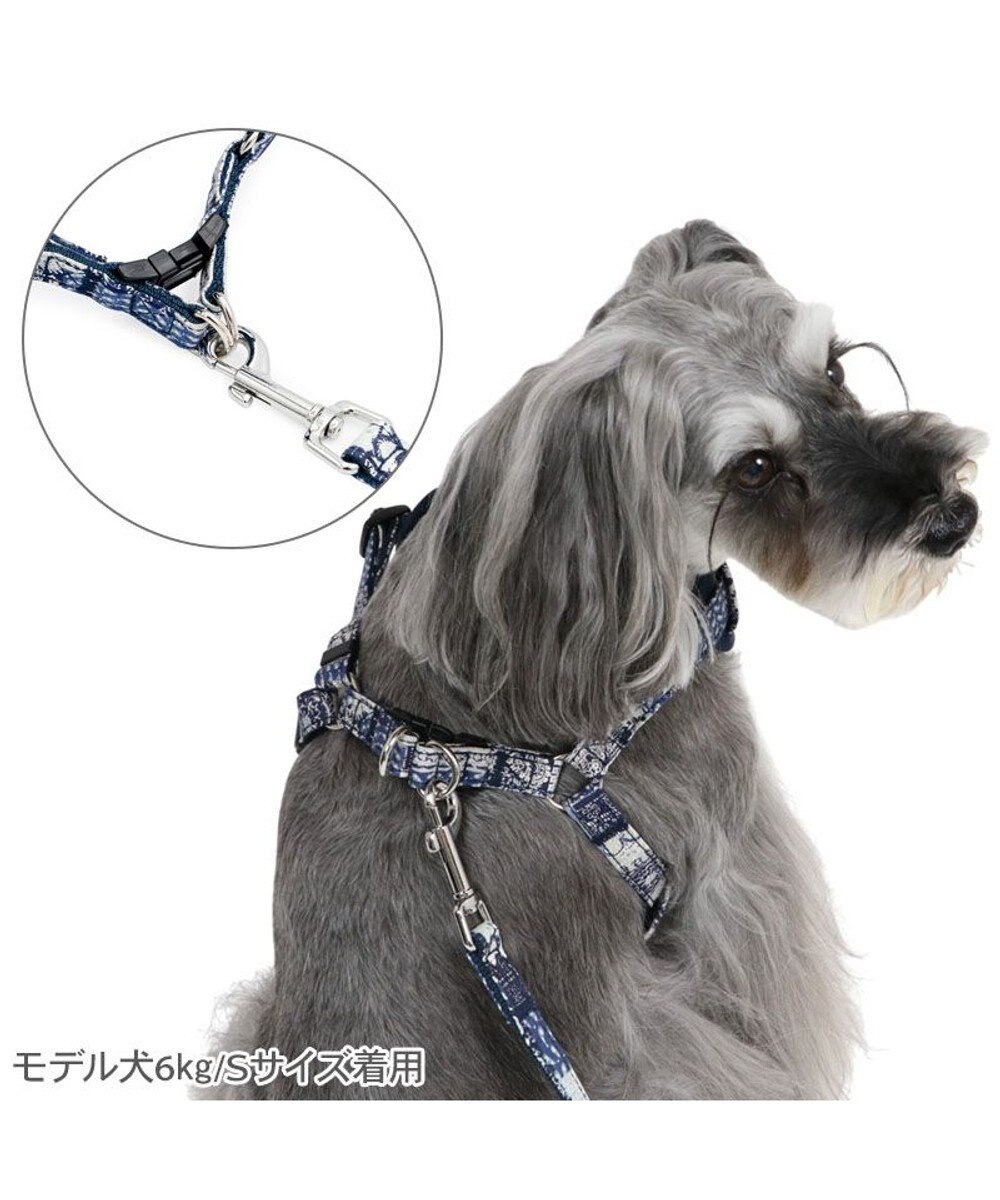 PET PARADISE J.PRESS ペイズリー ハーネス＆リード Ｓ 小型犬 