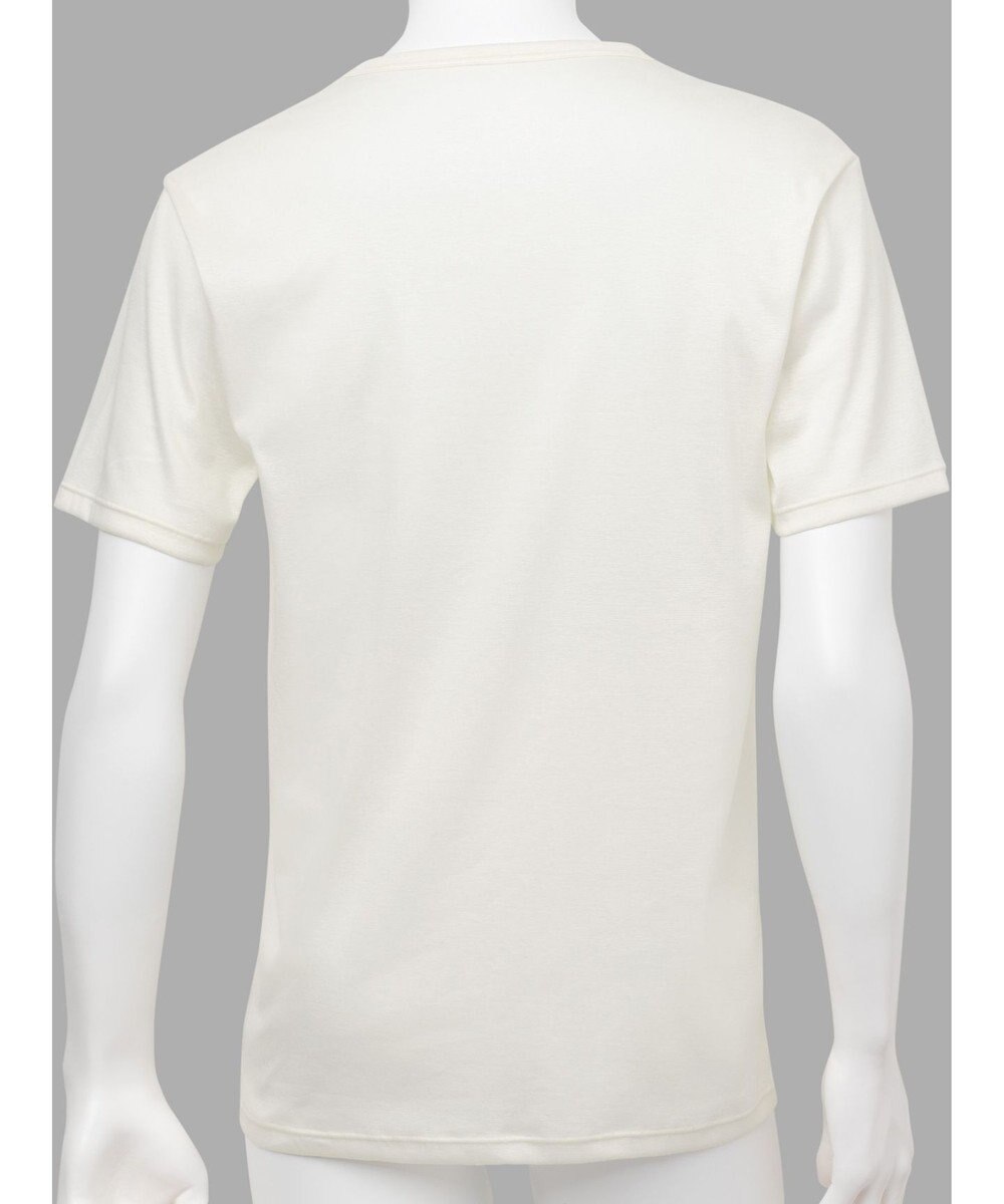 WACOAL MEN インナー　綿100％　洗濯してもやわらかさ続く　毛玉になりにくい　3分袖　クルーネック　/ワコールメン　WL5023 