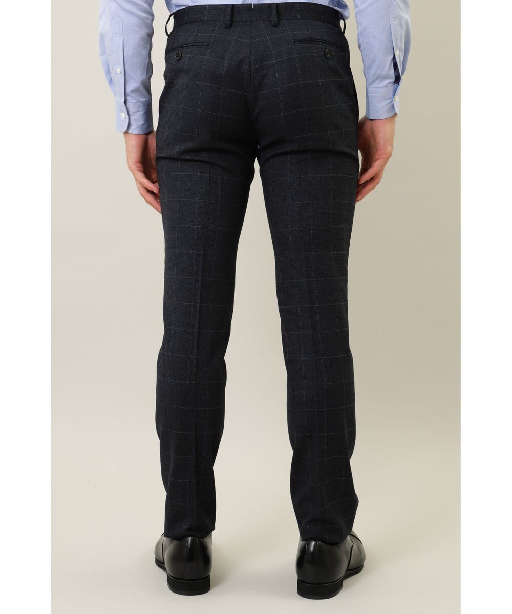 DAKS ウールチェックパンツ 