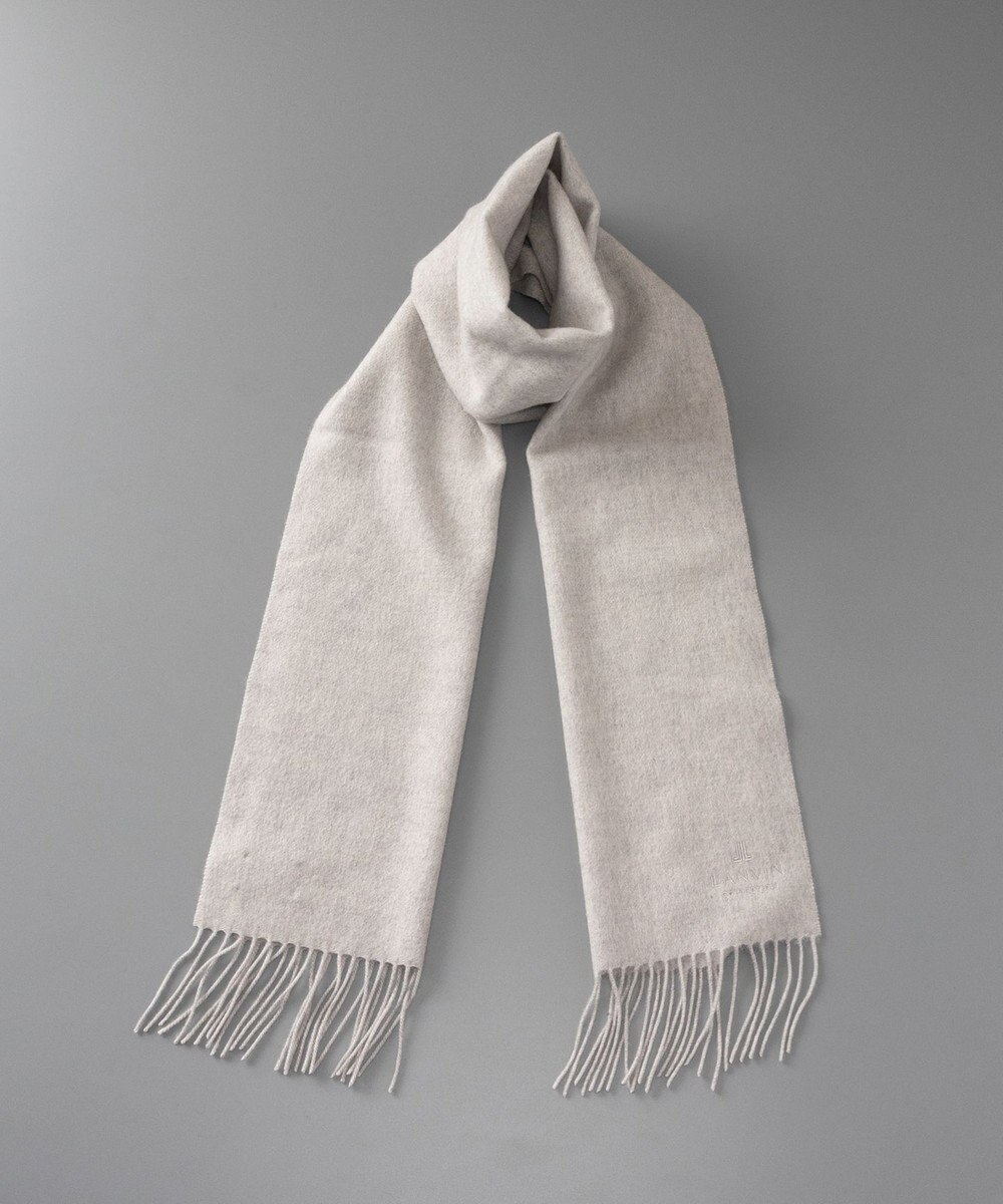 AURORA LANVIN COLLECTION ランバン コレクション カシミヤ 無地マフラー（幅30cm) 