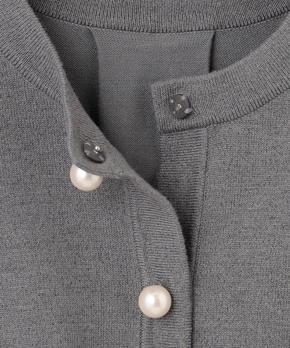 組曲 L 【WEB限定色あり】ELENA パールボタン ニットジャケット 