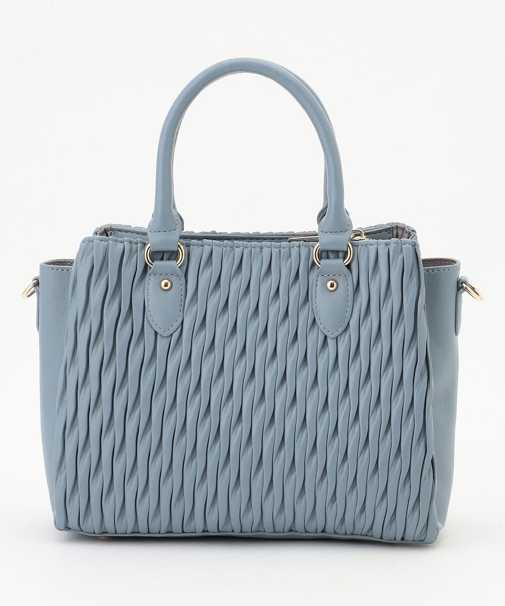 LA BAGAGERIE ランダムプリーツ2WAYハンドバッグ 