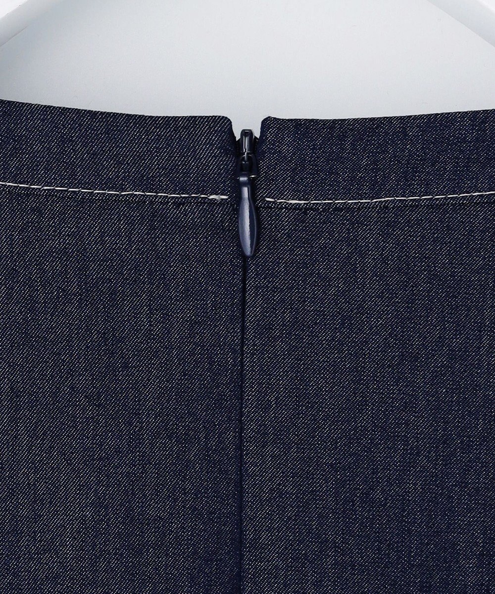 ANY SIS シャンブレーベルテッド ワンピース 