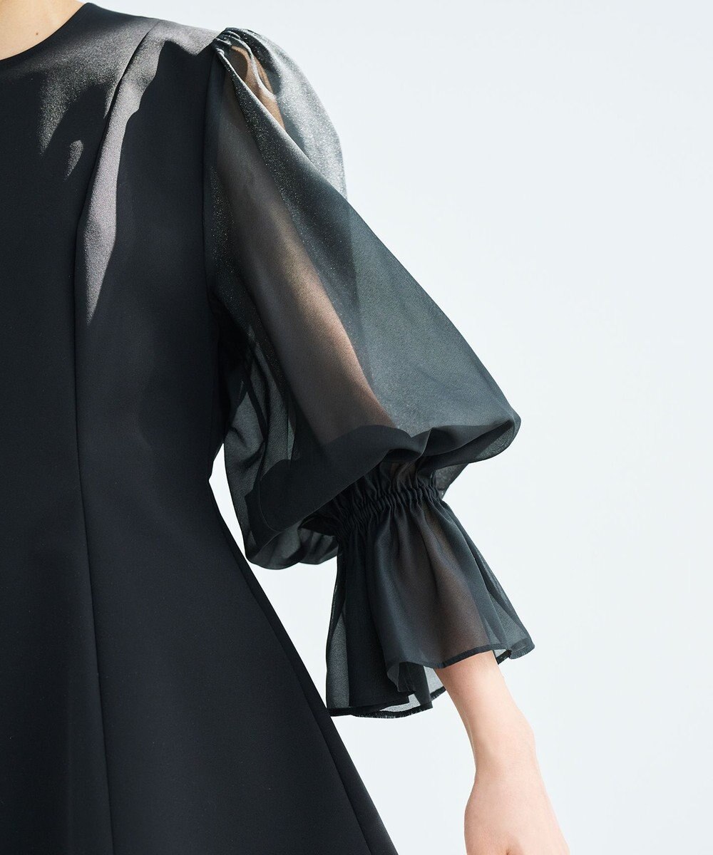 #Newans シアースリーブブラウス 