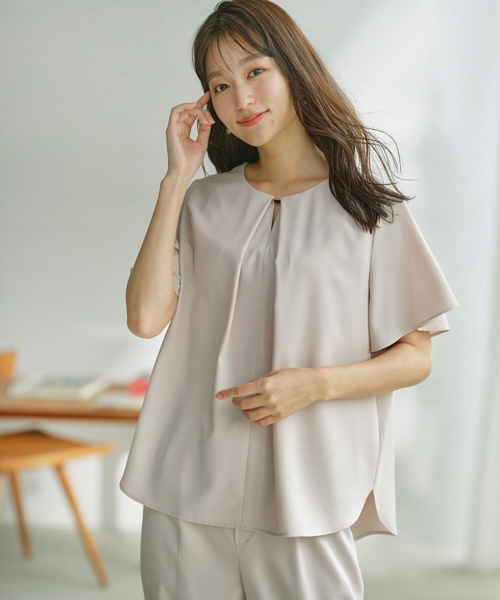 ANY SIS S 【接触冷感・UVカット・吸水速乾】サラキレイ ブラウス 